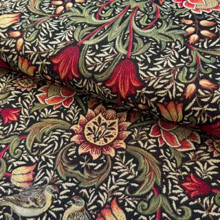 Dekorační látka GOBELIN premium Ornate art craft black