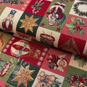 Dekorační látka GOBELIN premium Classic Xmas patch