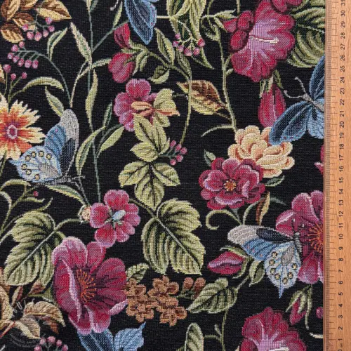 Dekorační látka GOBELIN premium Vintage flower garden