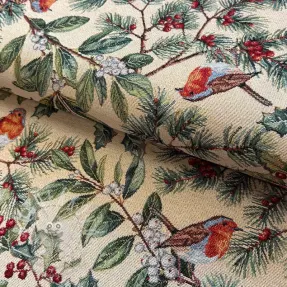 Dekorační látka GOBELIN premium Robin winter charm