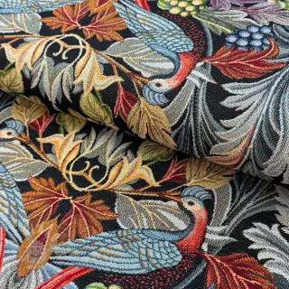 Dekorační látka GOBELIN premium Leafy paradise bird