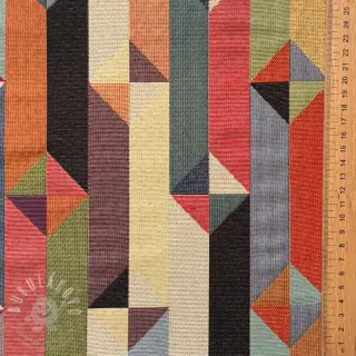 Dekorační látka GOBELIN premium Graphic prism block