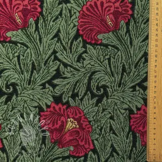 Dekorační látka GOBELIN premium Poppy art craft black