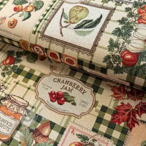 Dekorační látka GOBELIN premium Cozy kitchen patch