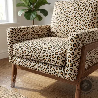 Dekorační látka Linenlook Leopard animal small