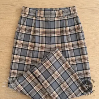 Bavlněná látka FLANEL YARN DYED BRUSHED CHECK design B