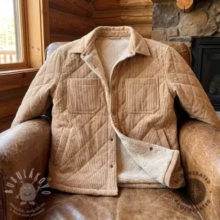 Manšestr QUILT taupe