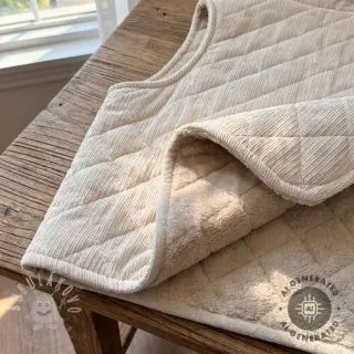 Manšestr QUILT sand