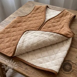 Manšestr QUILT light brown