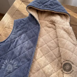 Manšestr QUILT navy