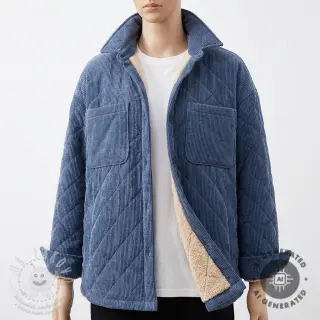Manšestr QUILT navy
