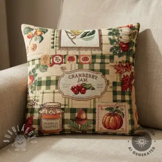 Dekorační látka GOBELIN premium Cozy kitchen patch