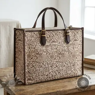 Dekorační látka GOBELIN premium Anemone art craft brown