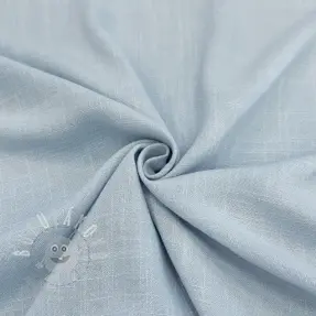 Viskóza se lnem WASHED light blue