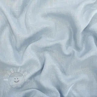 Viskóza se lnem WASHED light blue