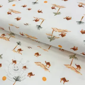 Úplet Safari off white design B digital print