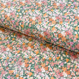 Úplet Tossed small flowers sage digital print