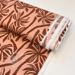 Viskóza RADIANCE Palmtrees peach
