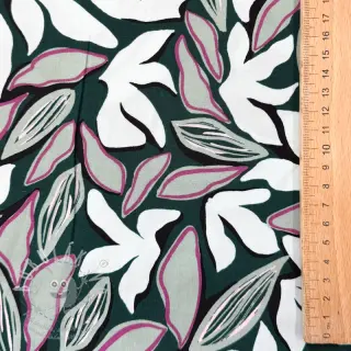 Viskóza RADIANCE Abstract design dark green