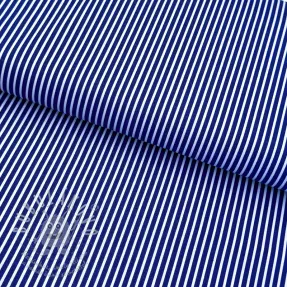 Bavlněná látka Stripes cobalt
