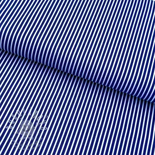 Bavlněná látka Stripes cobalt