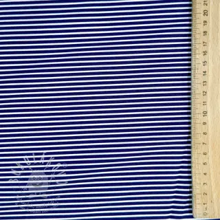 Bavlněná látka Stripes cobalt