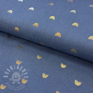 JEANS FOIL Rainbow indigo blue