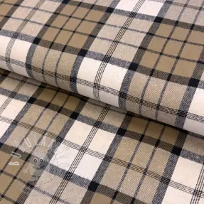 Scottish RECYCLED Checks ecru