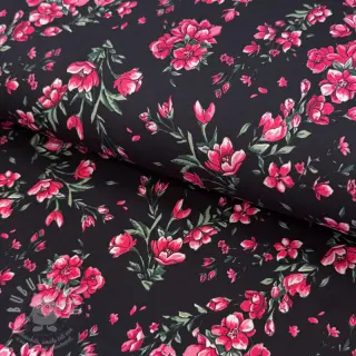 Společenské a dámske látky SOFT SKIN black