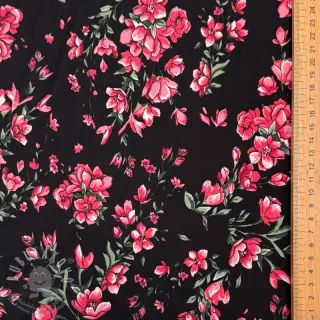Společenské a dámske látky SOFT SKIN black
