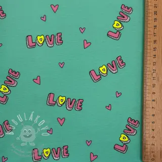 Úplet NEON Love mint