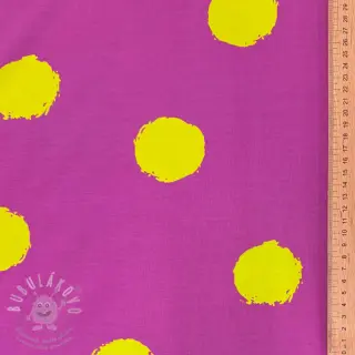 Úplet Big dots fuchsia