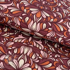 Dekorační látka Boho rosewood