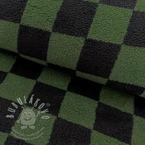Kabátovina TEDDY JACQUARD Checks anthracite