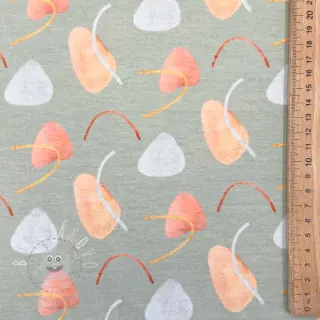 Úplet Shapes sage digital print