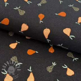 Úplet Glitter pears anthracite melange