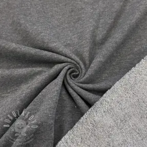 Teplákovina počesaná grey melange