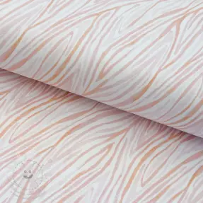 Úplet Animal skin white powder digital print