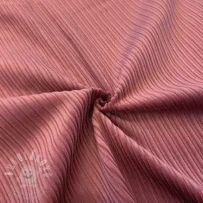 Manšestr STRIPE dark rose
