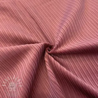 Manšestr STRIPE dark rose