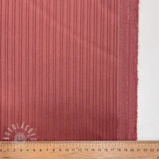 Manšestr STRIPE dark rose