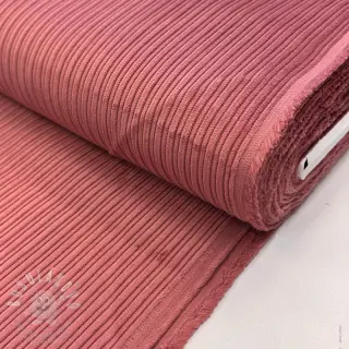 Manšestr STRIPE dark rose