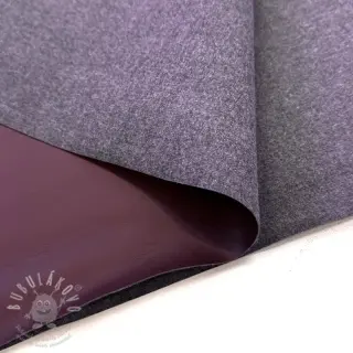 Umělá kůže oděvná LEATHER burgundy