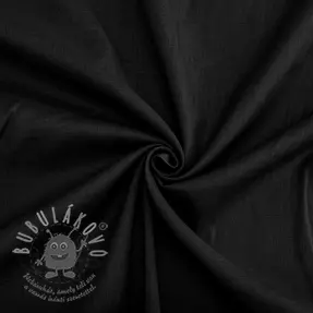 Bavlněná látka VOILE black