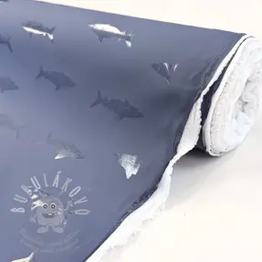 Látka na pláštěnku Shark navy