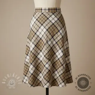 Scottish RECYCLED Checks ecru