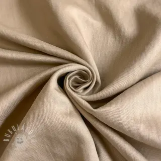 TENCEL s lnem beige