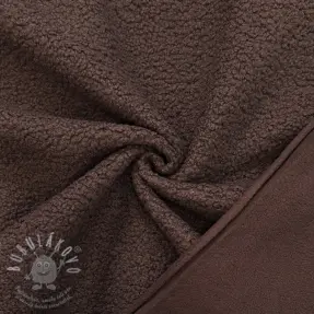 Fleece TEDDY DOUBLE SIDED brown