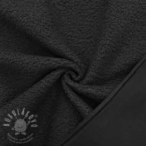Fleece TEDDY DOUBLE SIDED black