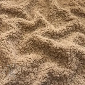 Kabátovina TEDDY BOUCLÉ soft taupe